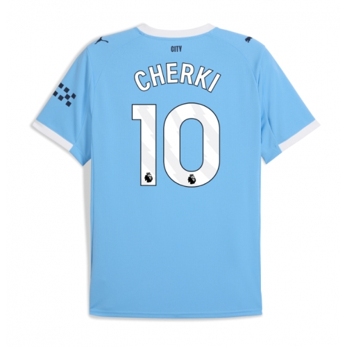 Billige Fotballdrakt Manchester City Rayan Cherki #10 Replika Hjemmedrakt 2025-26 Kortermet Billige Fotballdrakt Manchester City Rayan Cherki #10 Replika Hjemmedrakt 2025-26 Kortermet